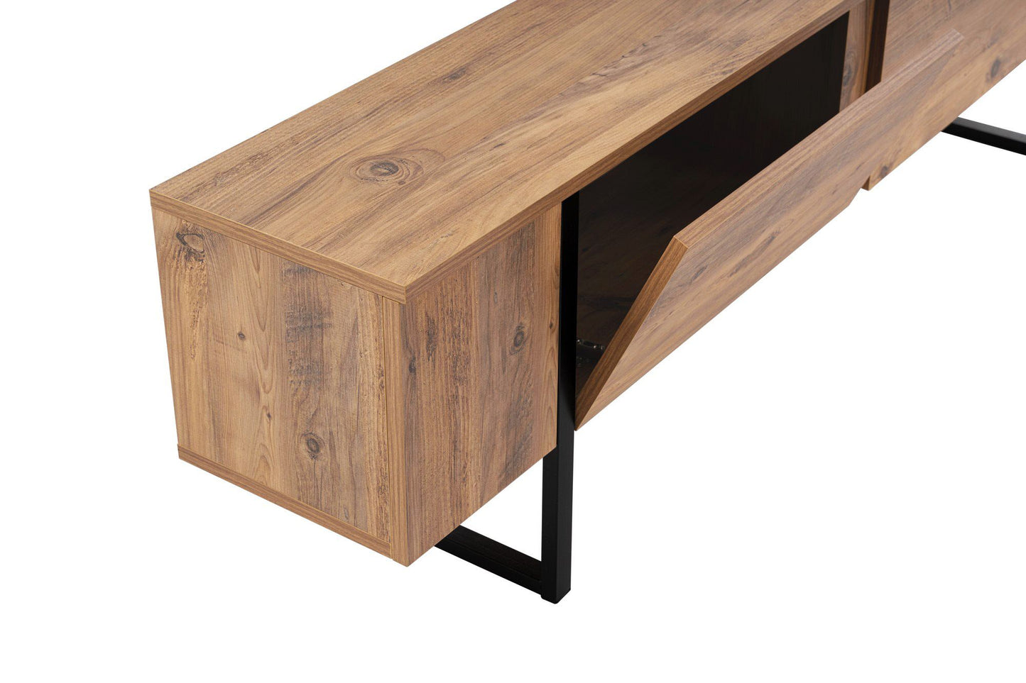 Serenity Tv-bänk - Atlantic Pine, Black