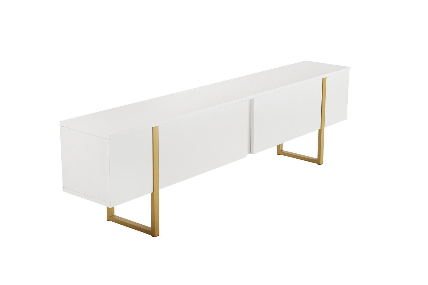 Serenity Tv-bänk - White, Gold