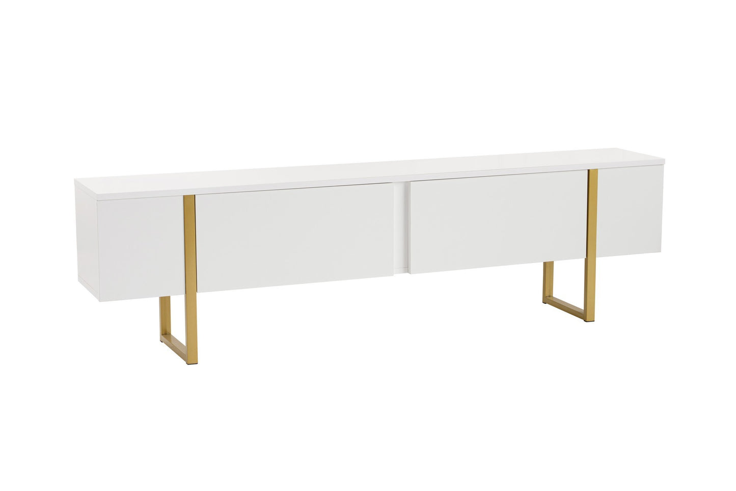Serenity Tv-bänk - White, Gold