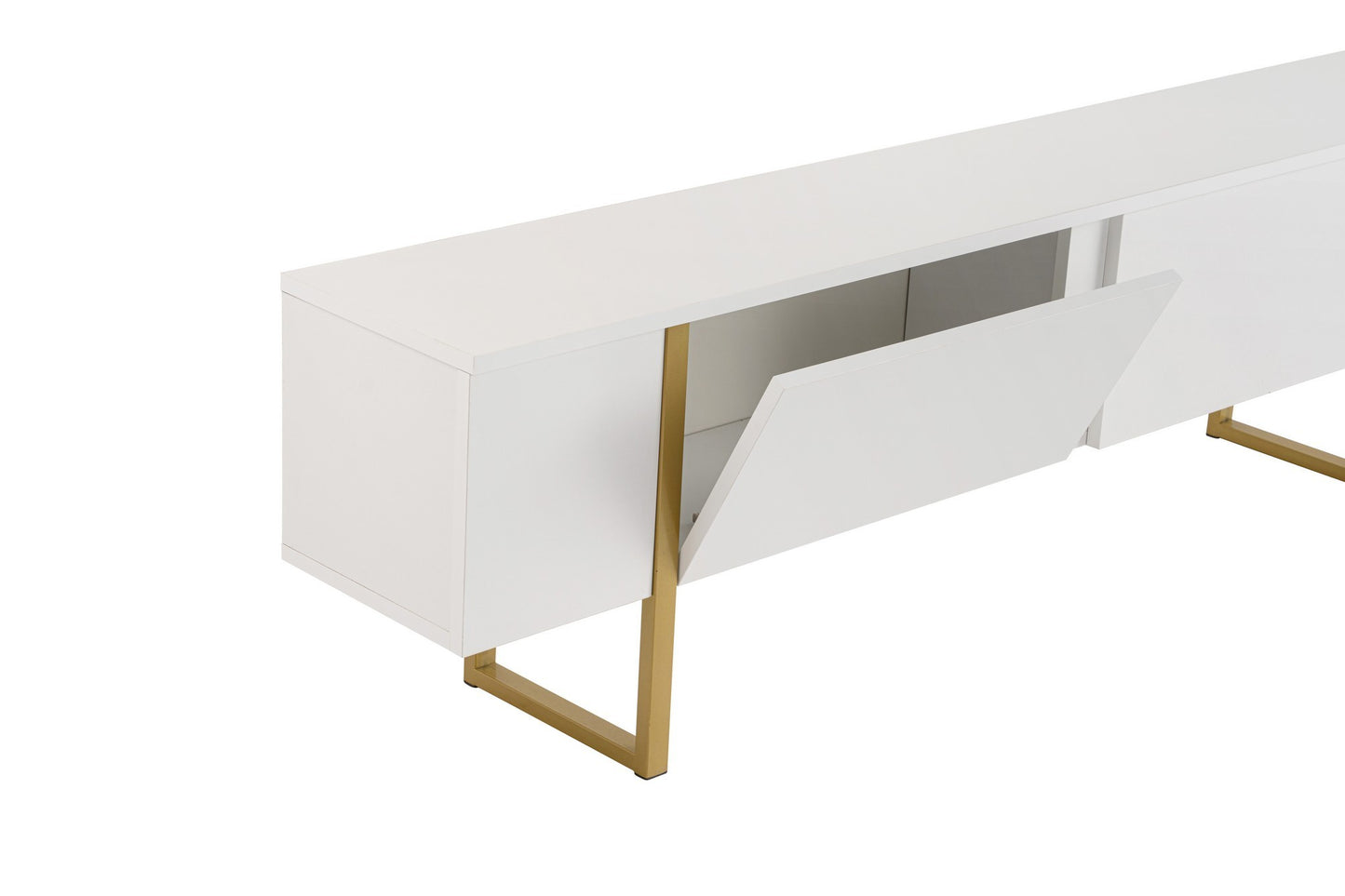 Serenity Tv-bänk - White, Gold
