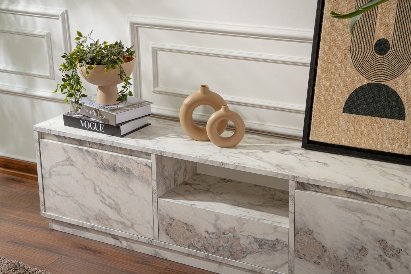 Vanguard Tv-bänk - Fressia Marble