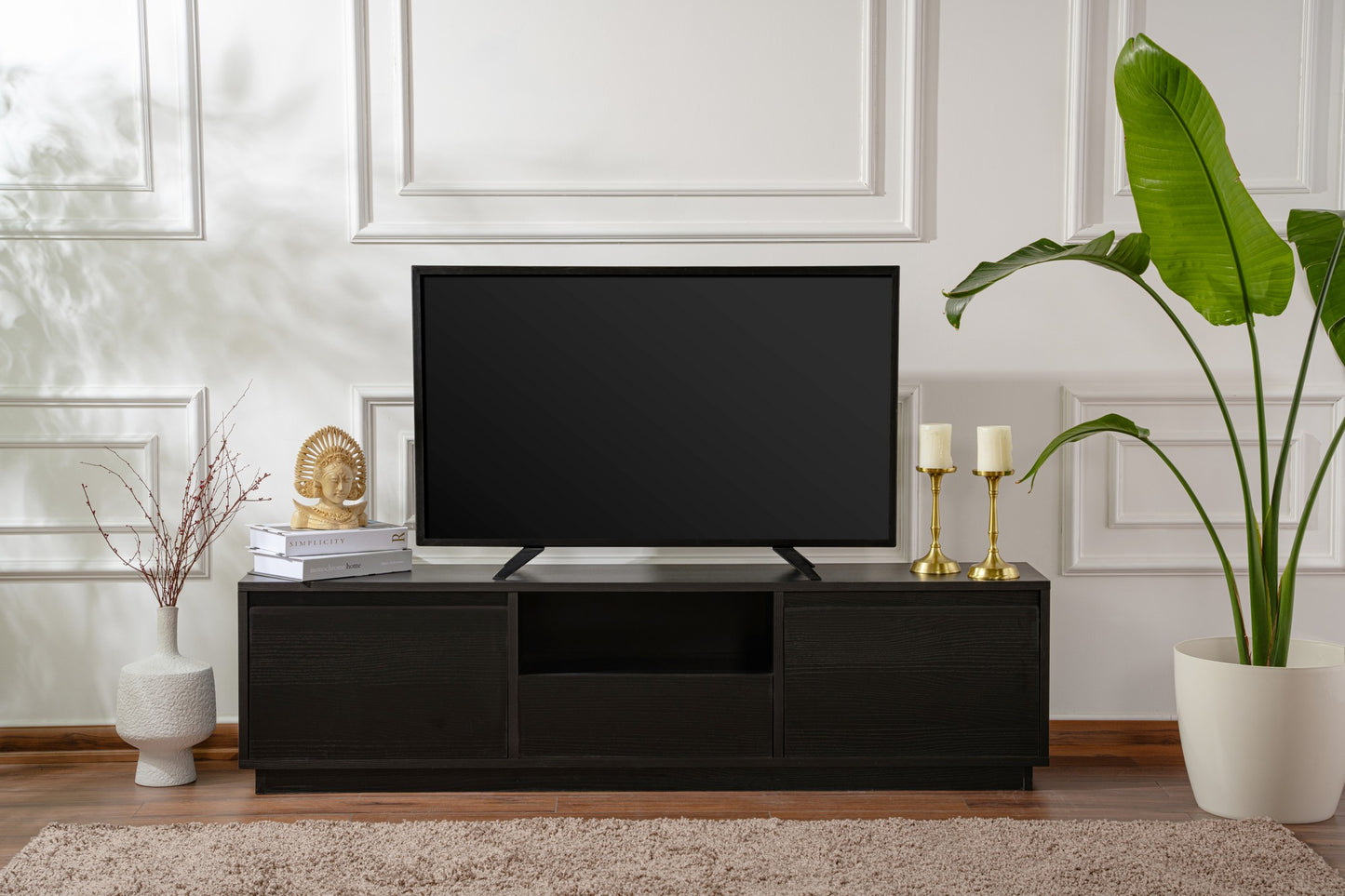 Vanguard Tv-bänk - Wood Black