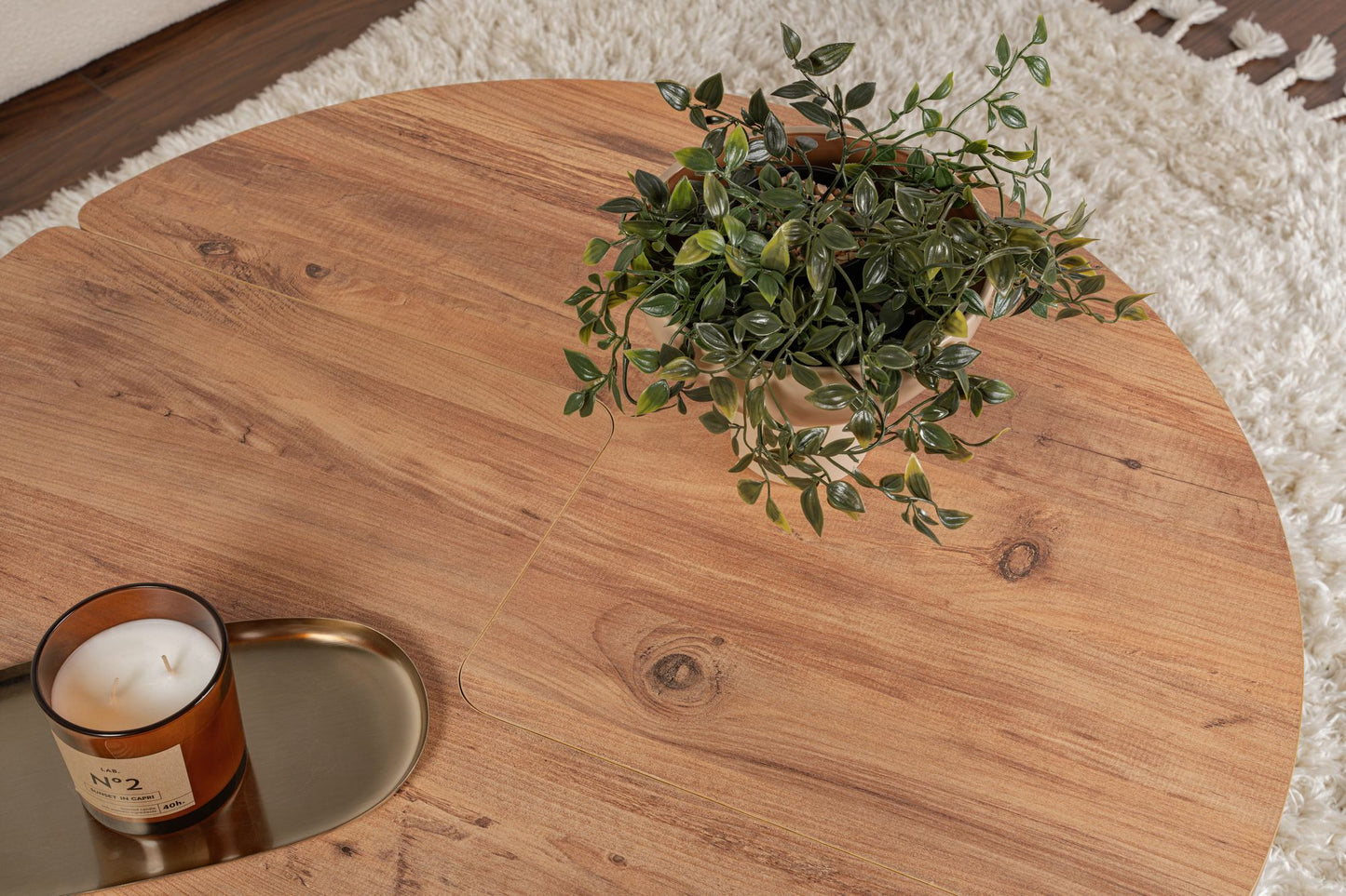 Moira Soffbord Ø90 - Atlantic Pine