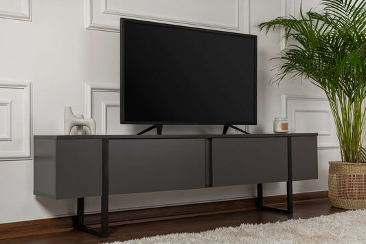 Serenity Tv-bänk - Anthracite, Black