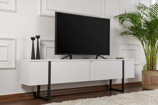 Serenity Tv-bänk - White, Black