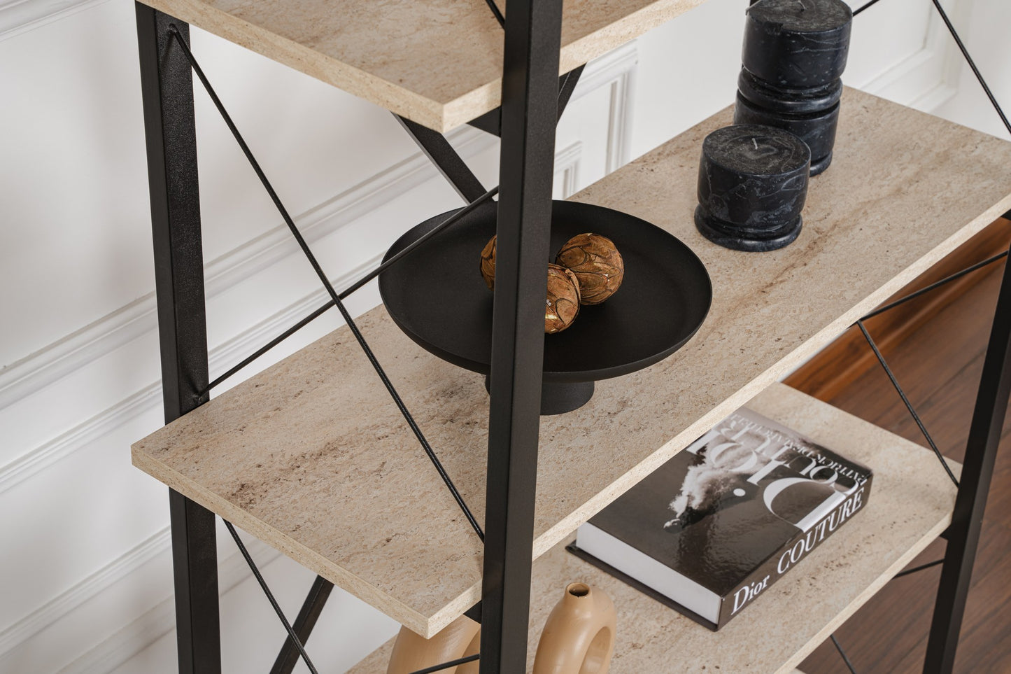 Elysian Hylla - Travertine, Black