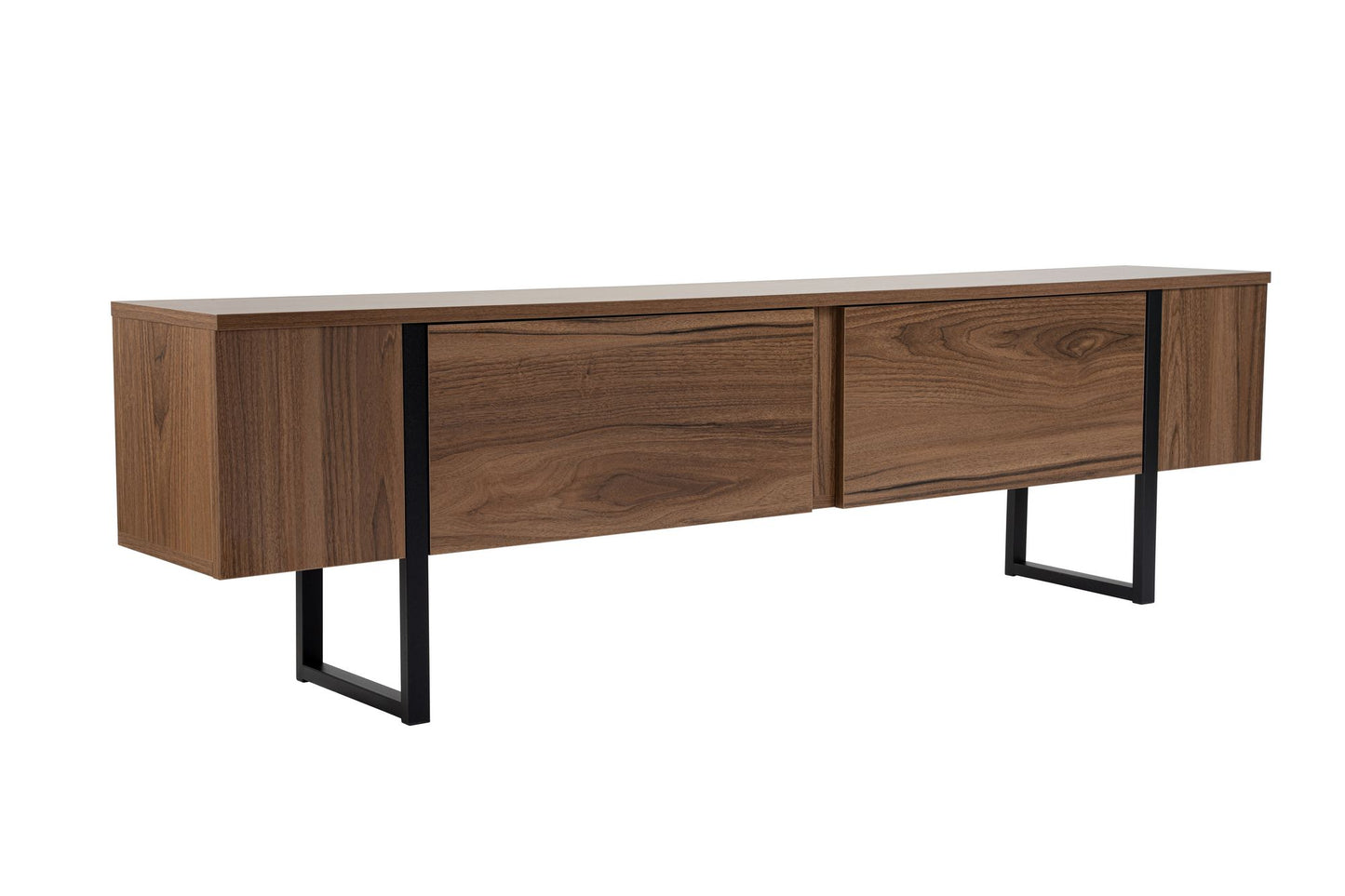 Serenity Tv-bänk - Venezia Walnut, Black