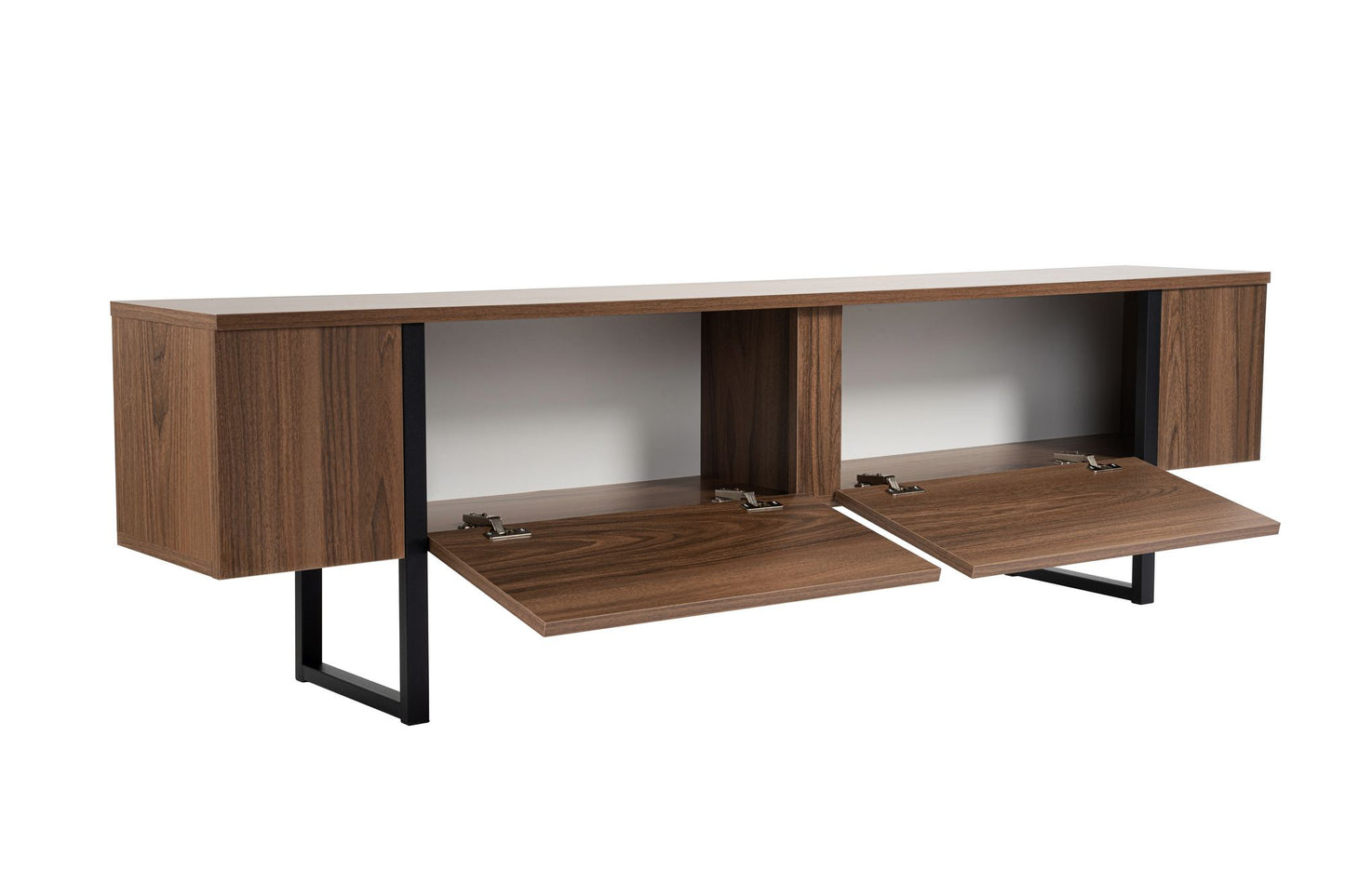 Serenity Tv-bänk - Venezia Walnut, Black