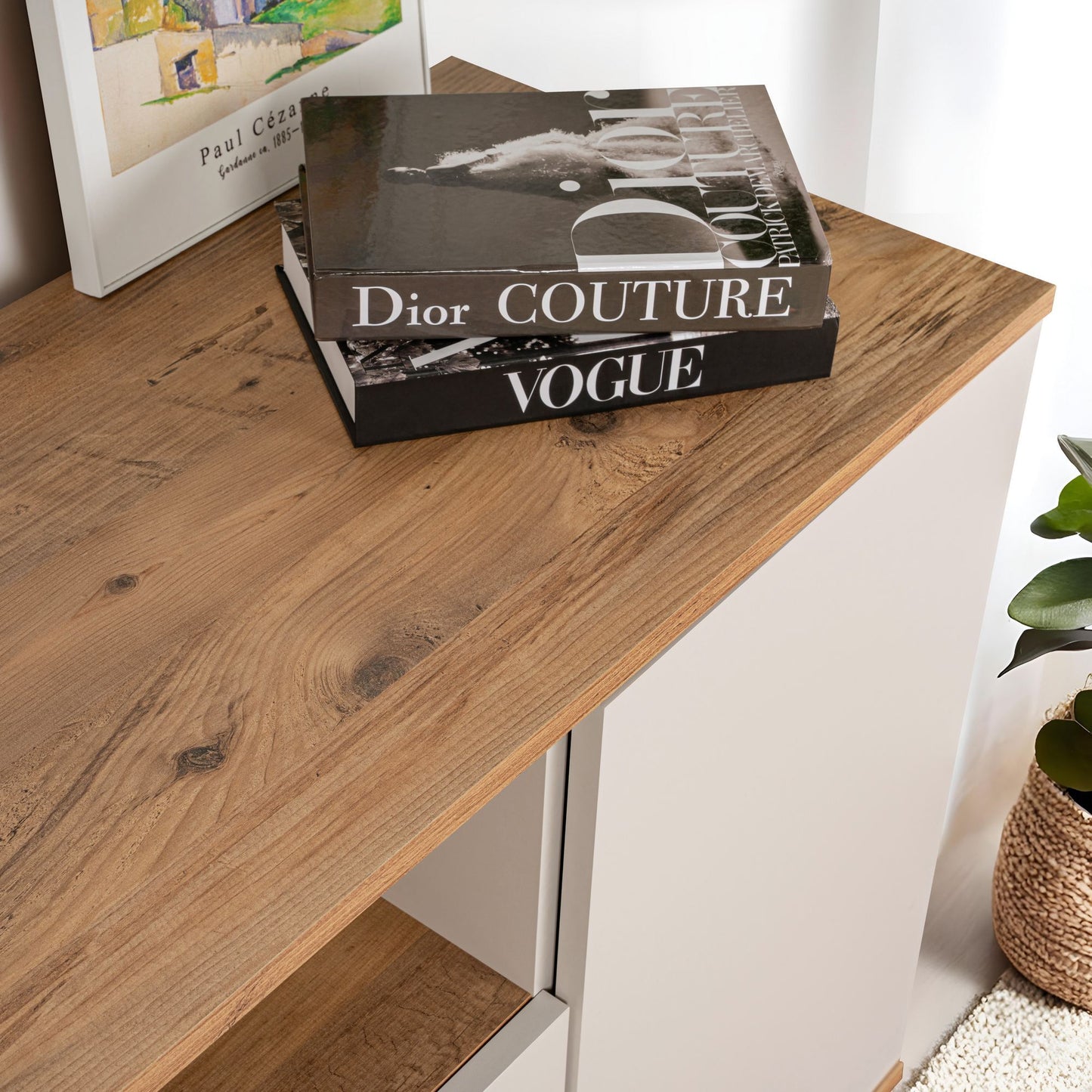 Arista 180x44,5x75 cm - Antracit, Atlantfuru, Kashmir, Mink, Travertin, Vit, Atlantfuru, Cadiz-Ek, Valnötskonsol Trösta
