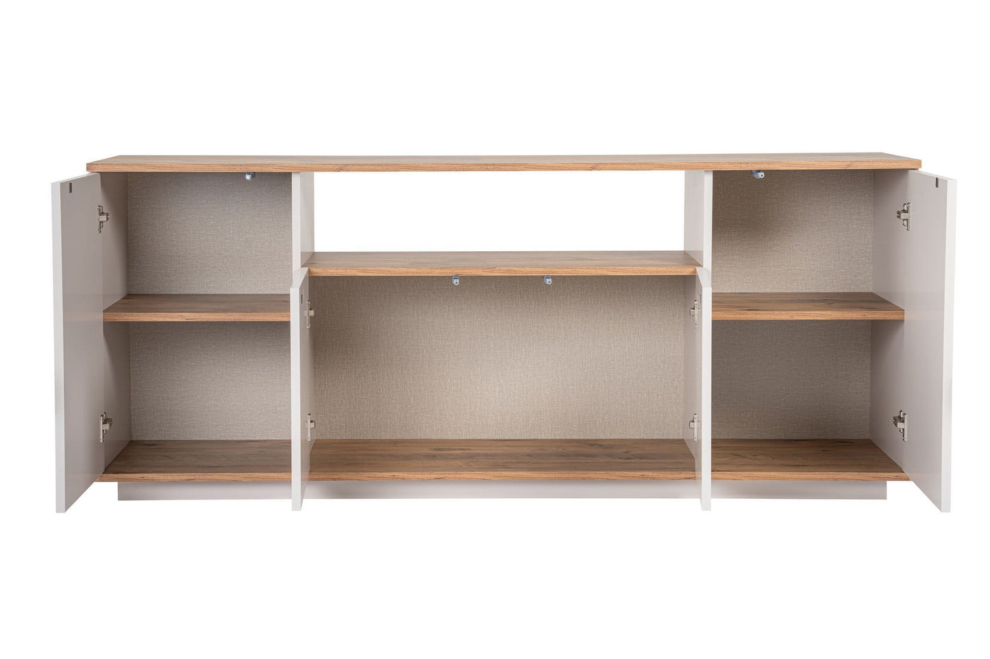 Arista 180x44,5x75 cm - Antracit, Atlantfuru, Kashmir, Mink, Travertin, Vit, Atlantfuru, Cadiz-Ek, Valnötskonsol Trösta