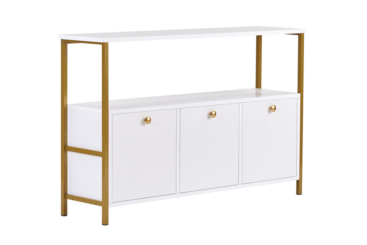 Solace Konsolbord - White, Gold