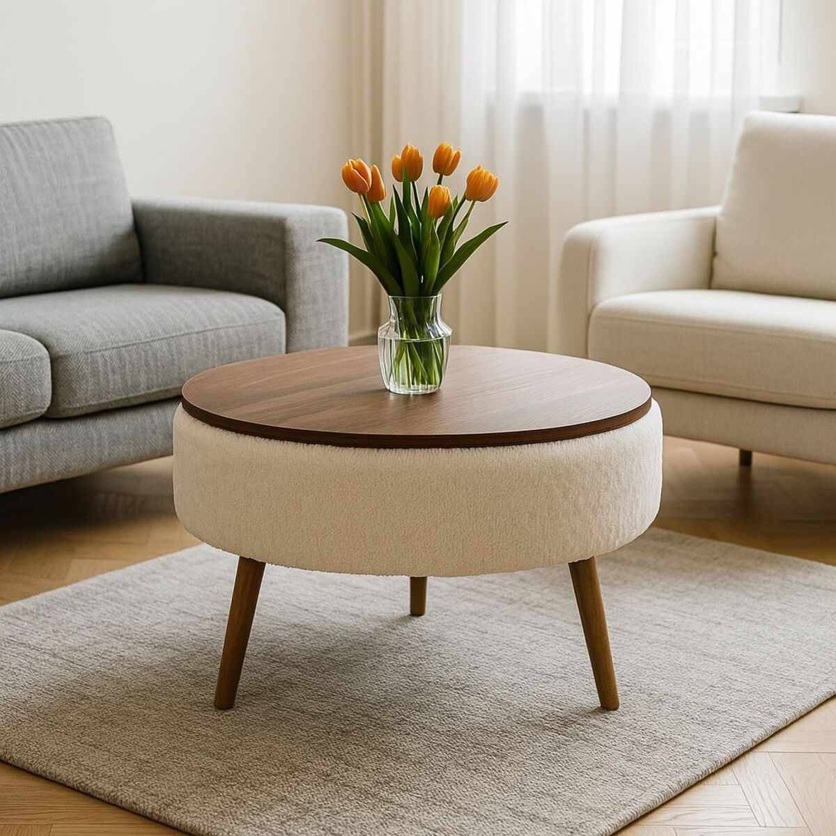 Noya Round Soffbord