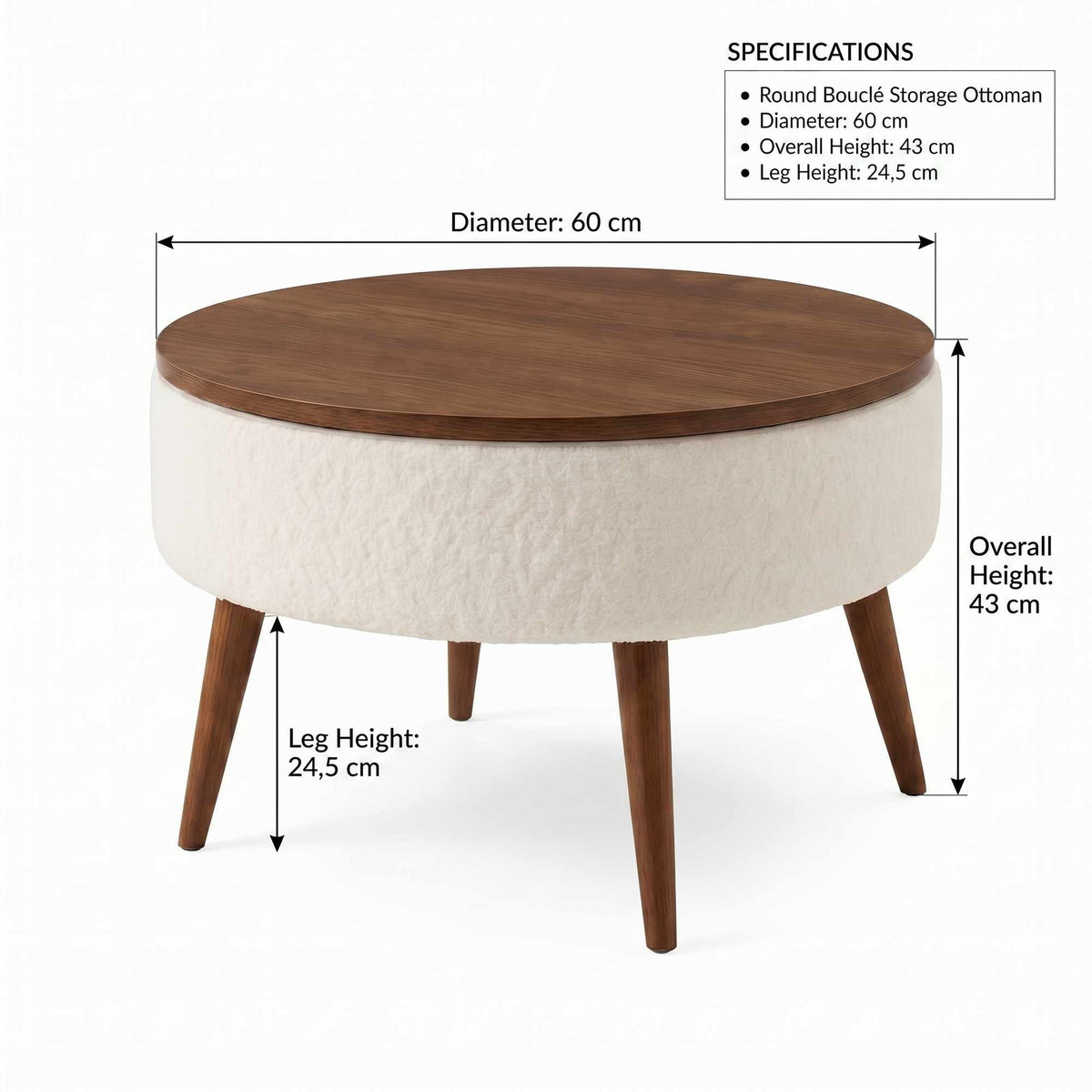 Noya Round Soffbord