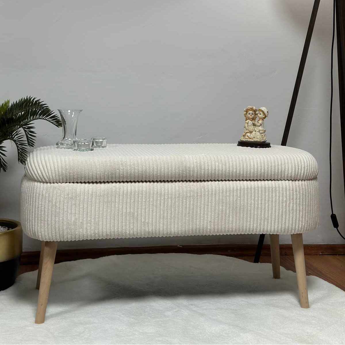 Oslo Linen Puff