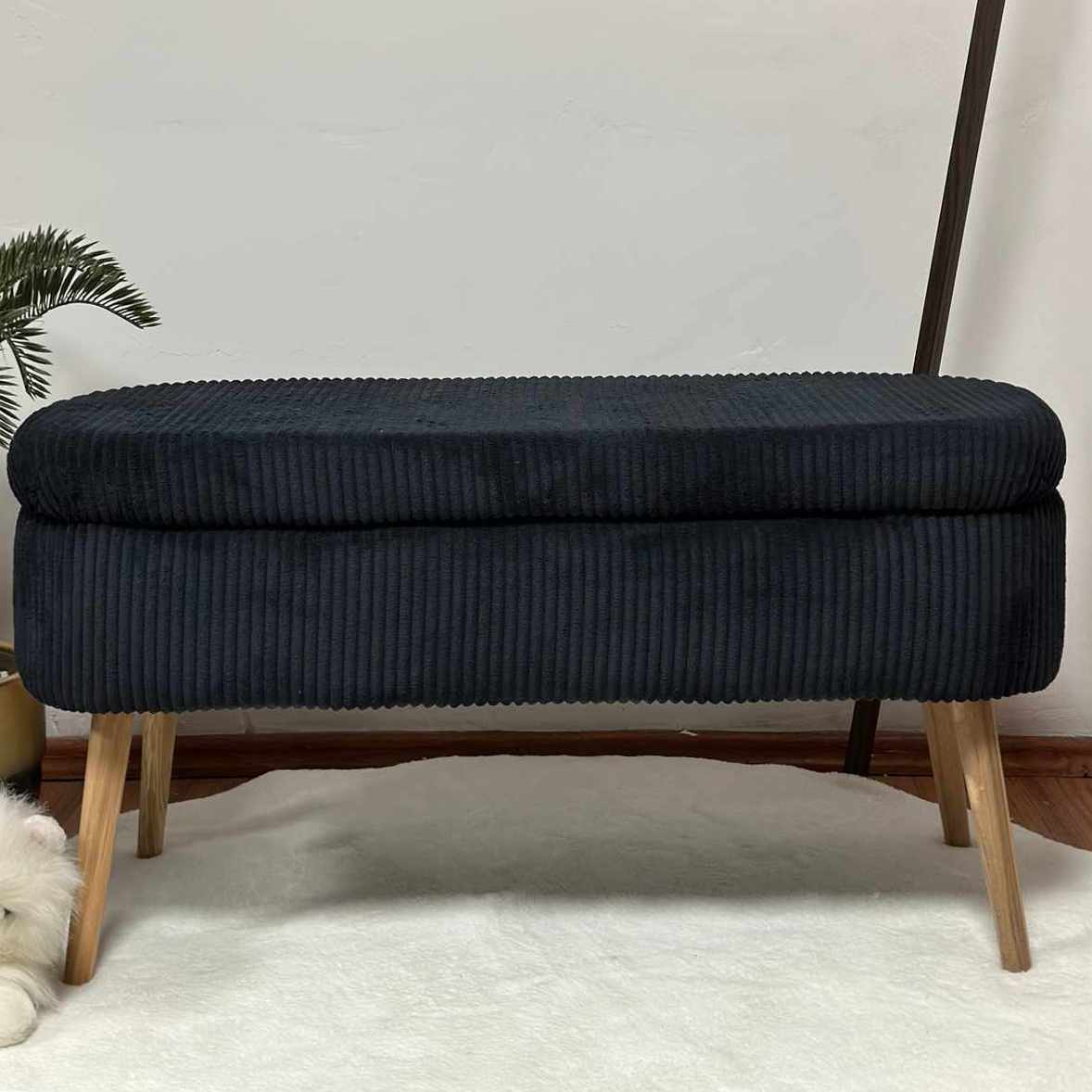 Oslo Linen Puff