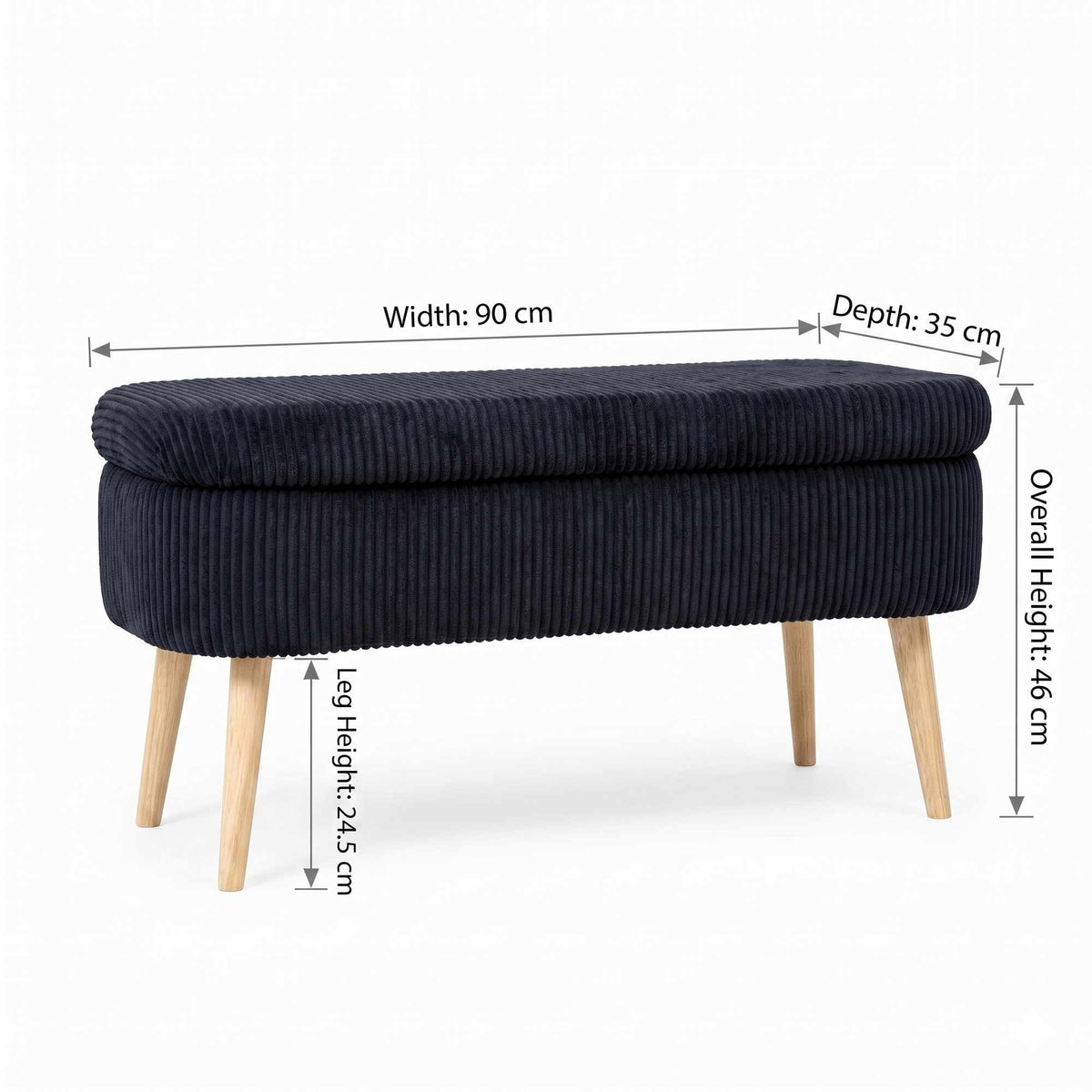 Oslo Linen Puff