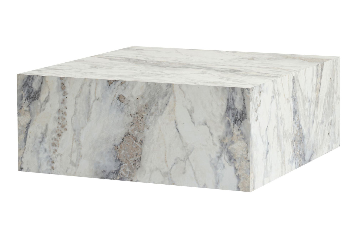 Prizma Soffbord 90x90 cm - Freesia Marble