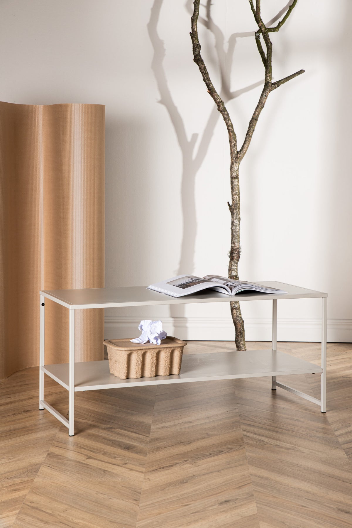 Staal Sidobord – 102 x 43