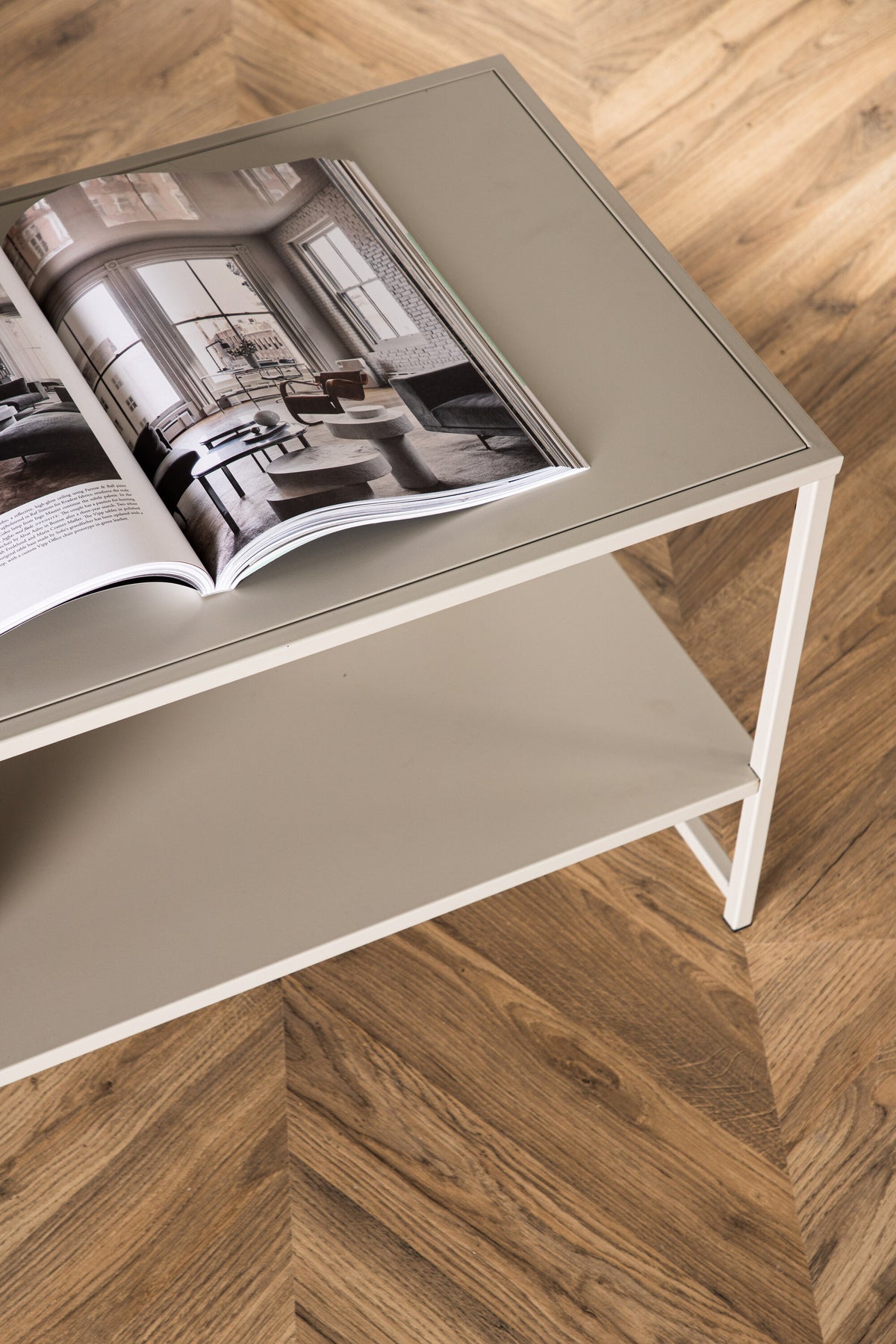 Staal Sidobord – 102 x 43