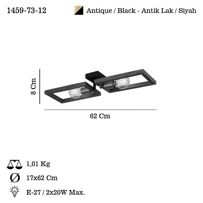 Era taklampa 9 cm