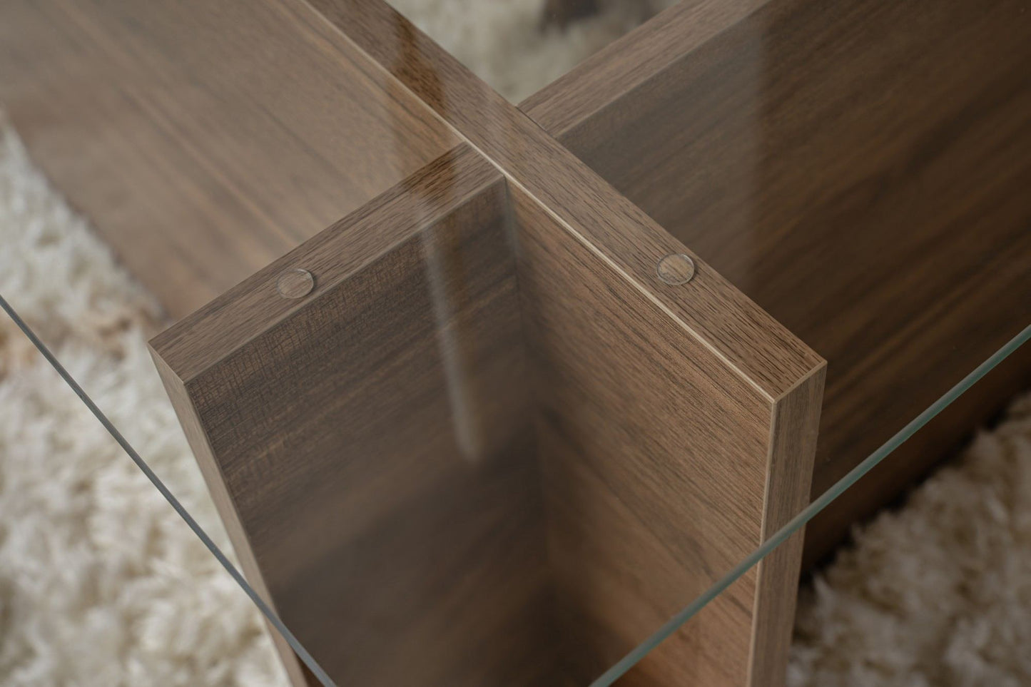 Vetrino Soffbord 105x65 cm - Venezia Walnut