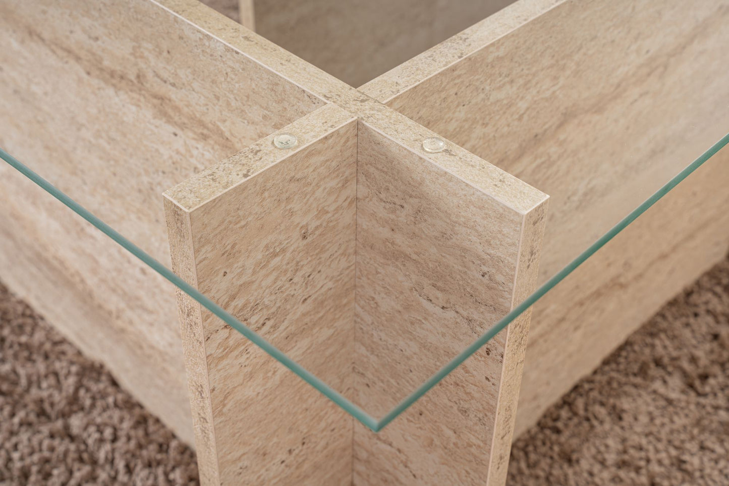 Vetrino Soffbord 105x65 cm - Travertine