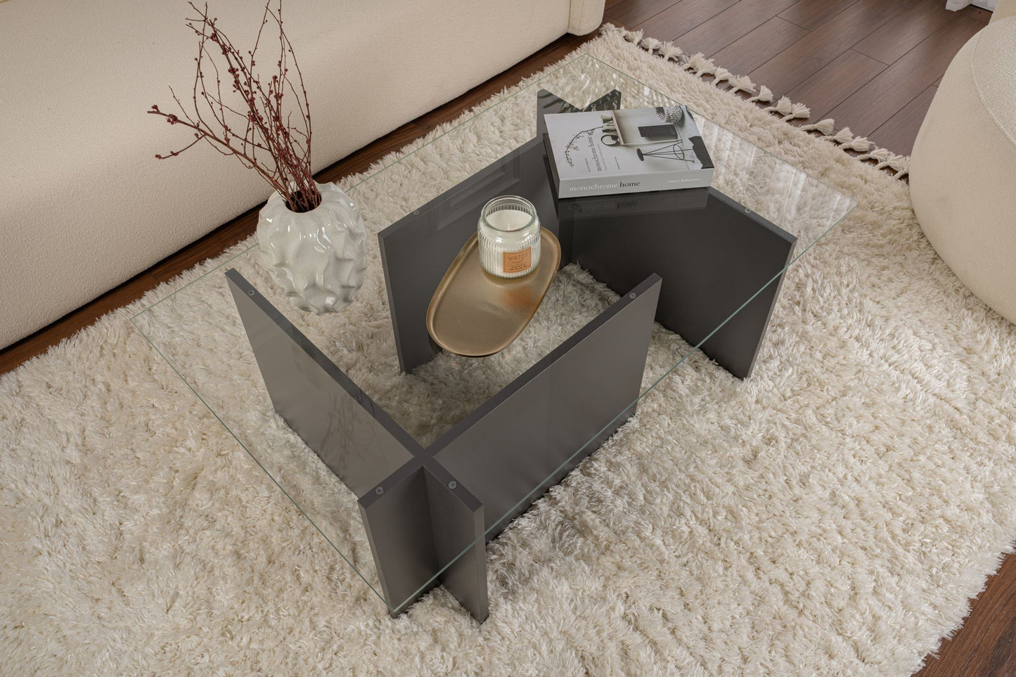 Vetrino Soffbord 105x65 cm - Anthracite