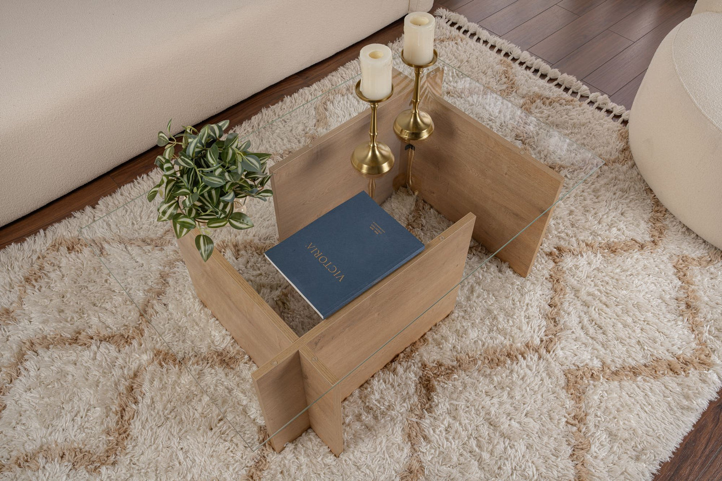 Vetrino Soffbord 105x65 cm - Honey Oak