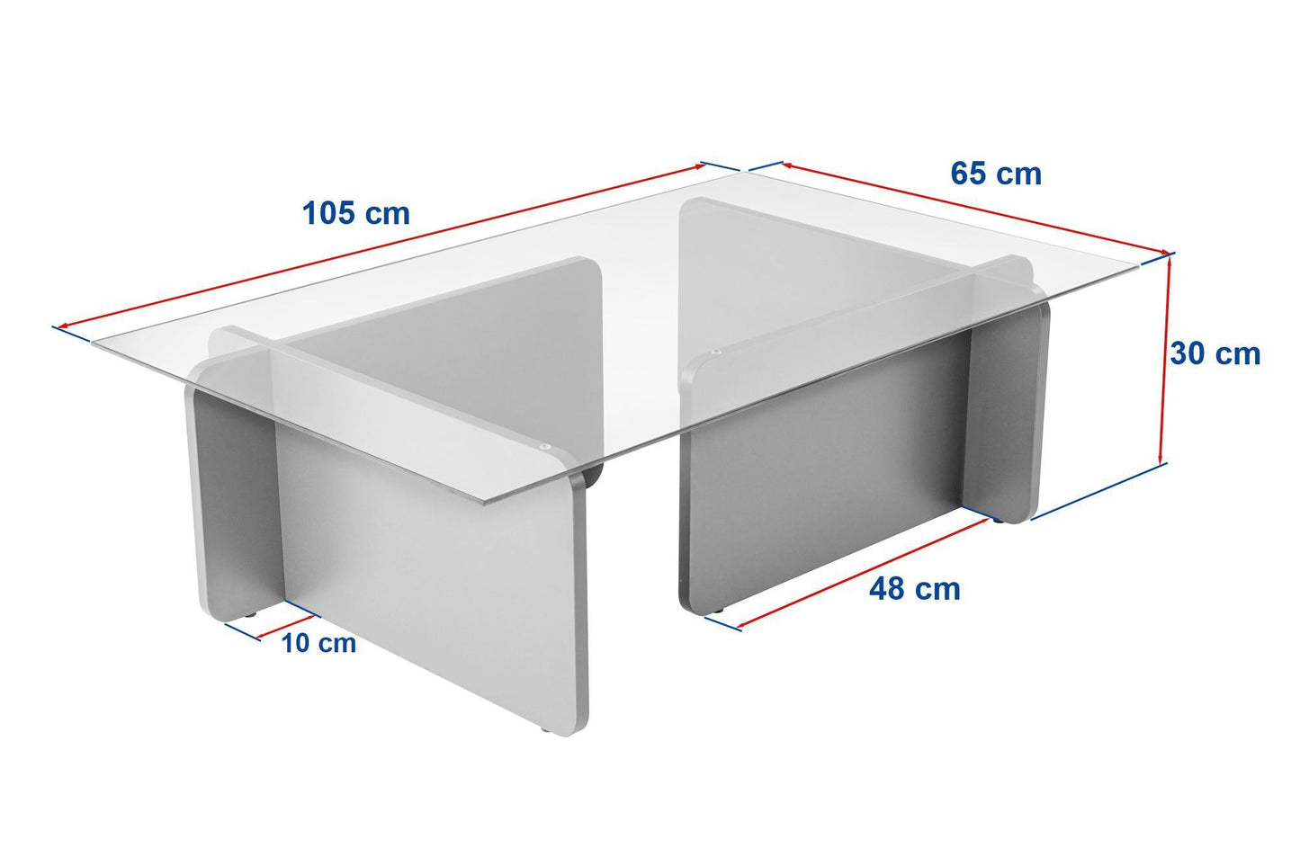Flavio Soffbord 105x30 cm - Travertine