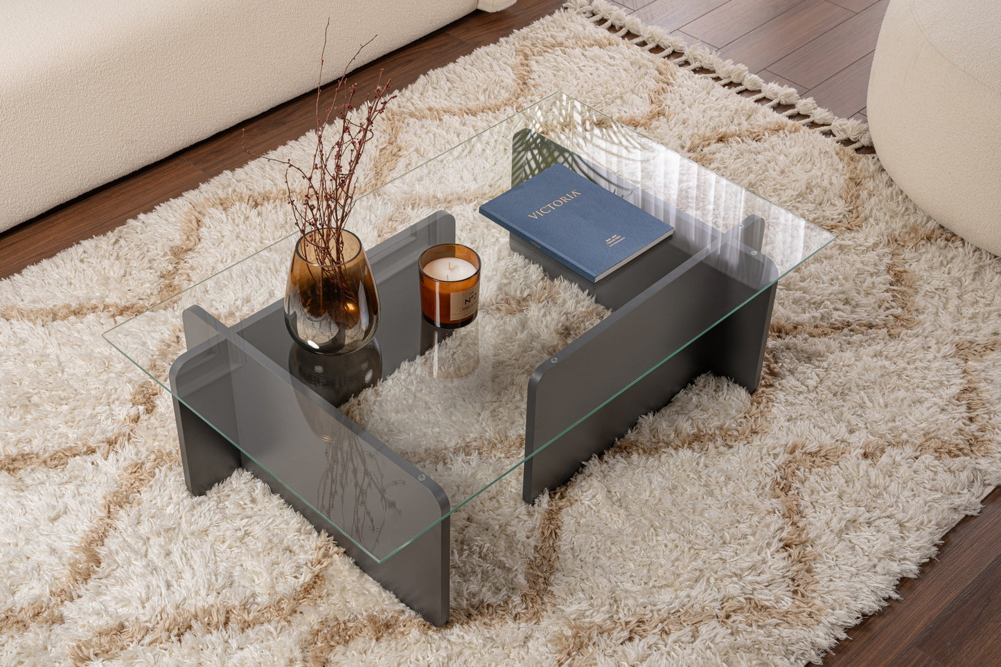 Flavio Soffbord 105x30 cm - Anthracite