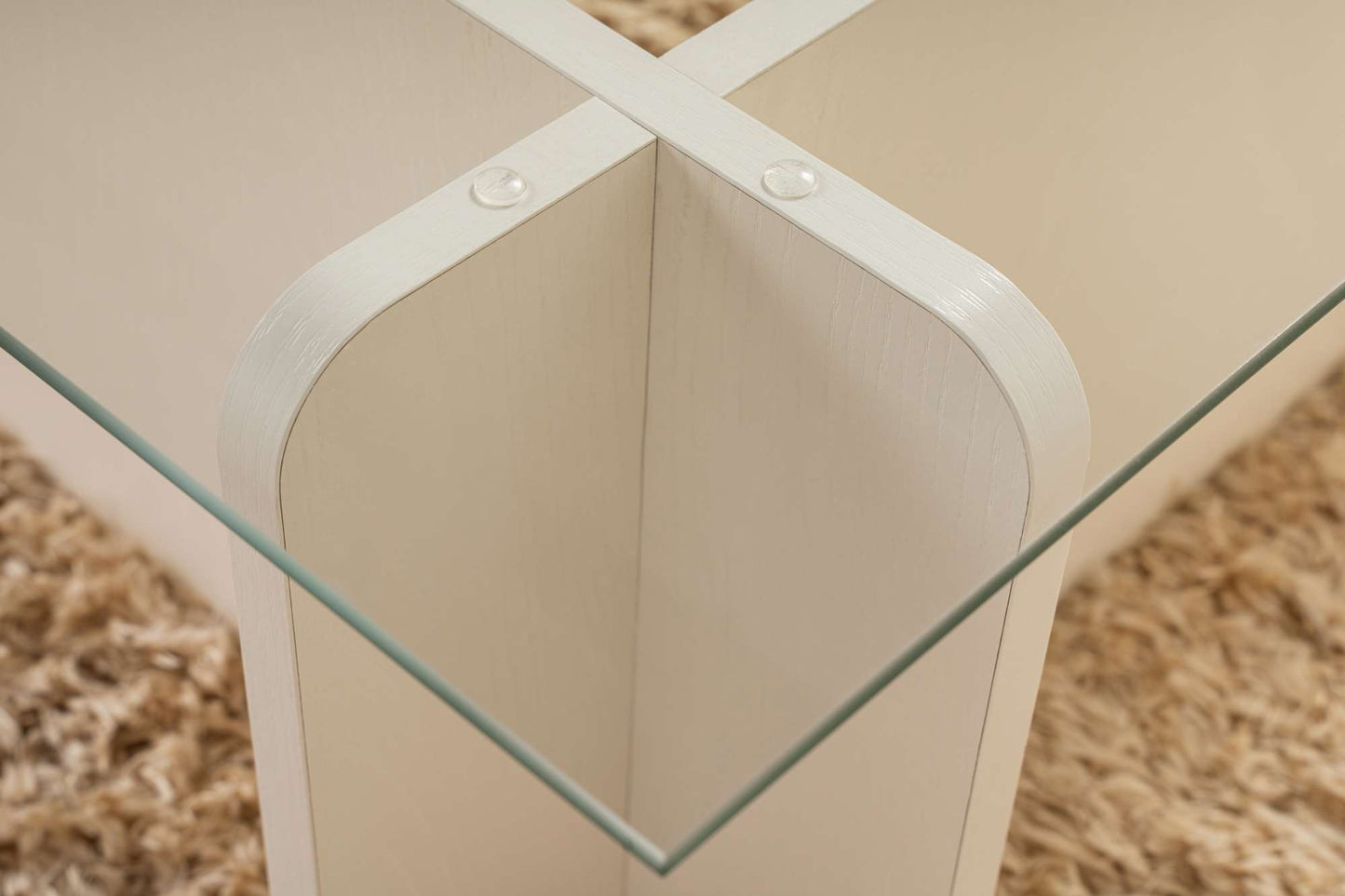 Flavio Soffbord 105x30 cm - Wooden White
