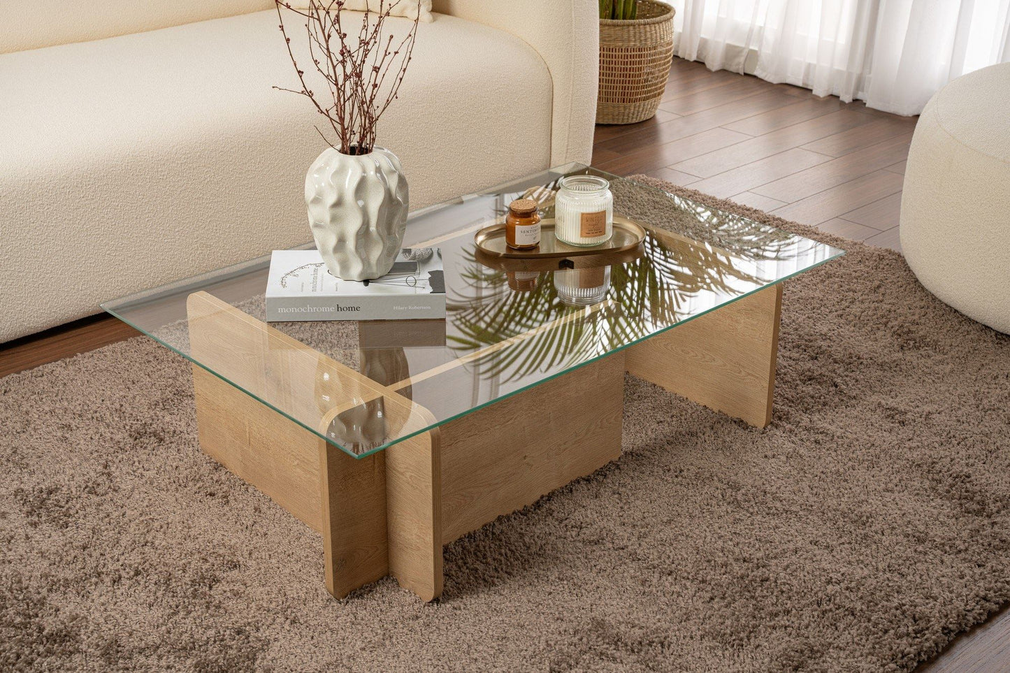 Flavio Soffbord 105x30 cm - Honey Oak