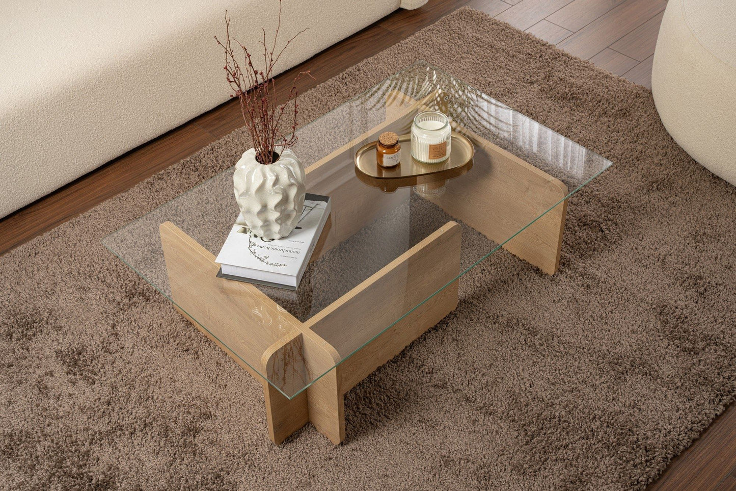 Flavio Soffbord 105x30 cm - Honey Oak