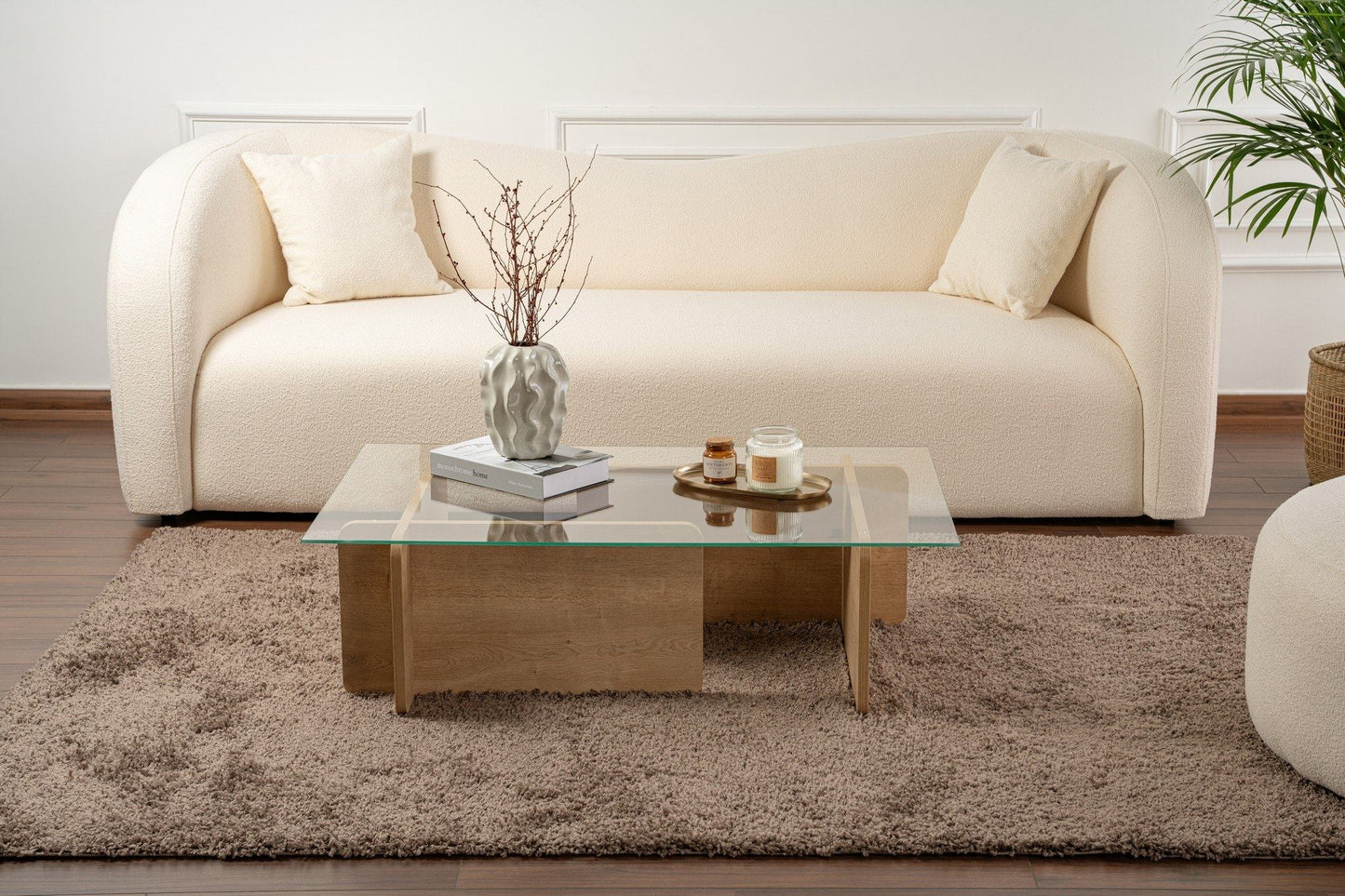 Flavio Soffbord 105x30 cm - Honey Oak