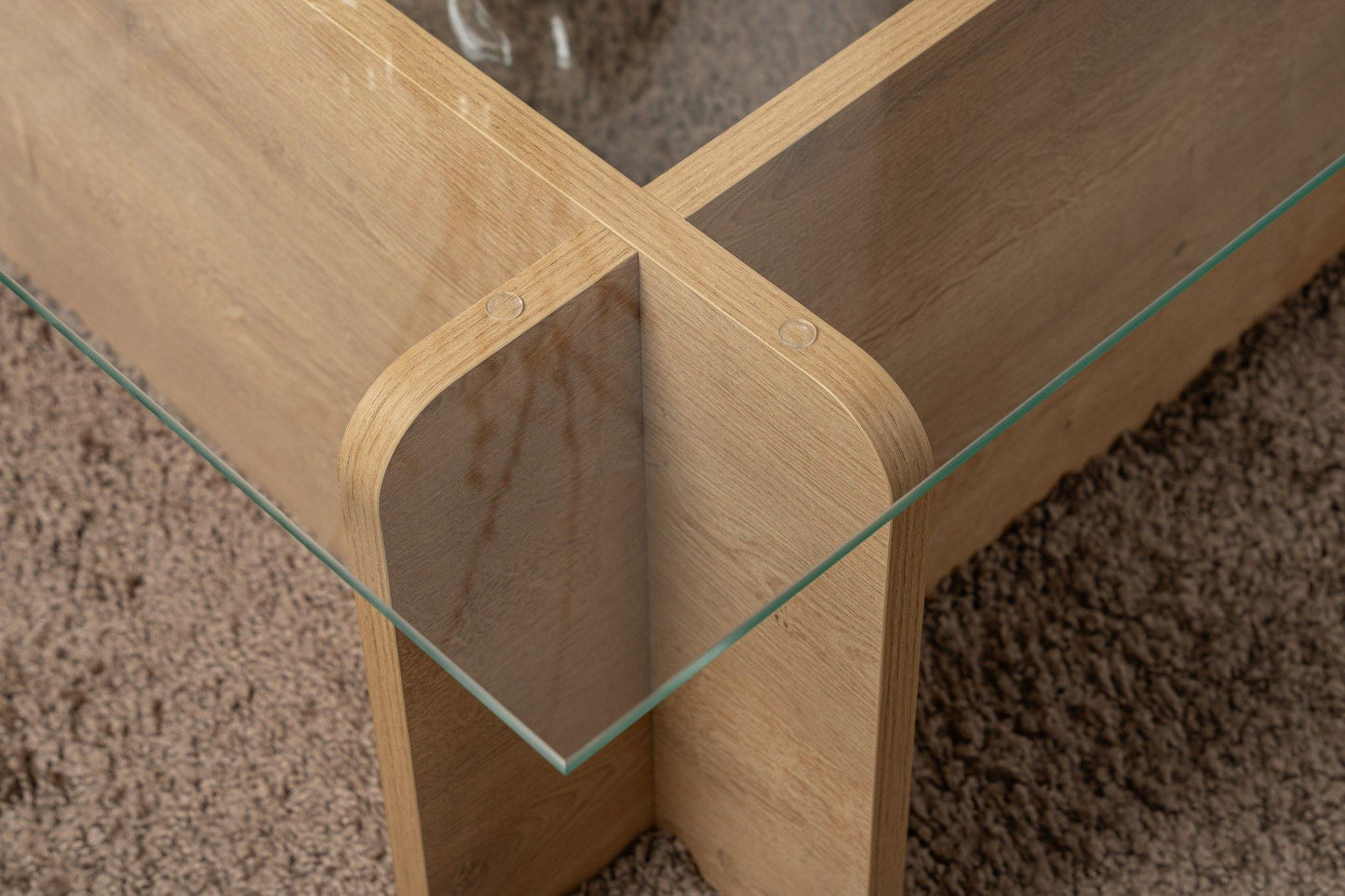 Flavio Soffbord 105x30 cm - Honey Oak