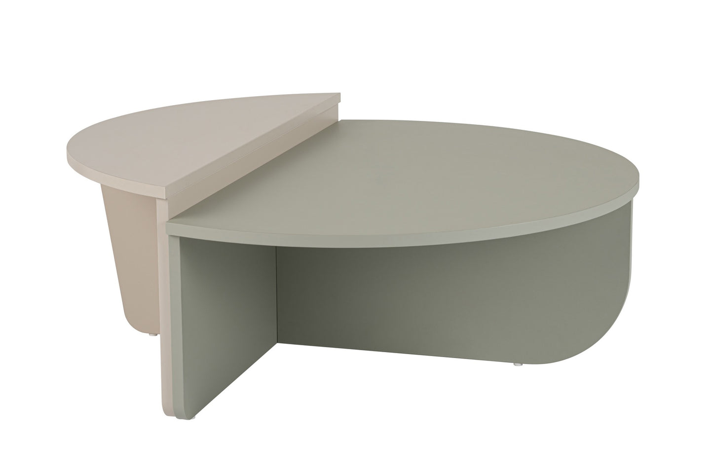 Orio soffbord 90x60 / 85x30 cm - Ash Green, Sandstone