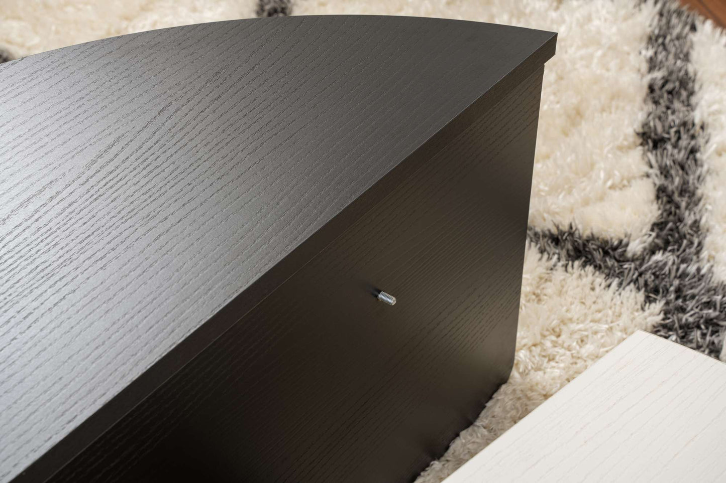 Orio soffbord 90x60 / 85x30 cm - Wood White, Wood Black