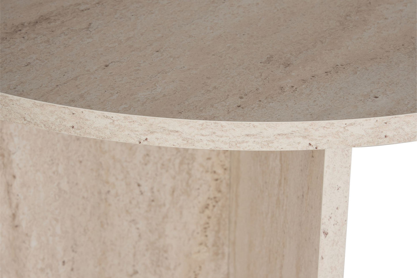 Sablin Ovalt matbord 180 cm - Travertine