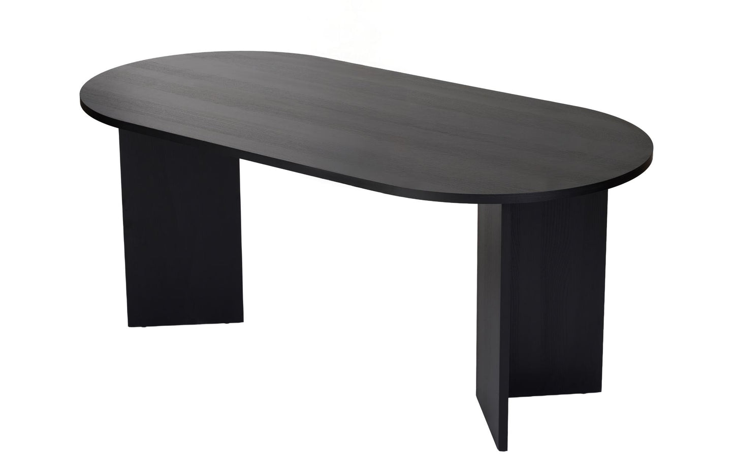 Sablin Ovalt matbord 180 cm - Wood Black