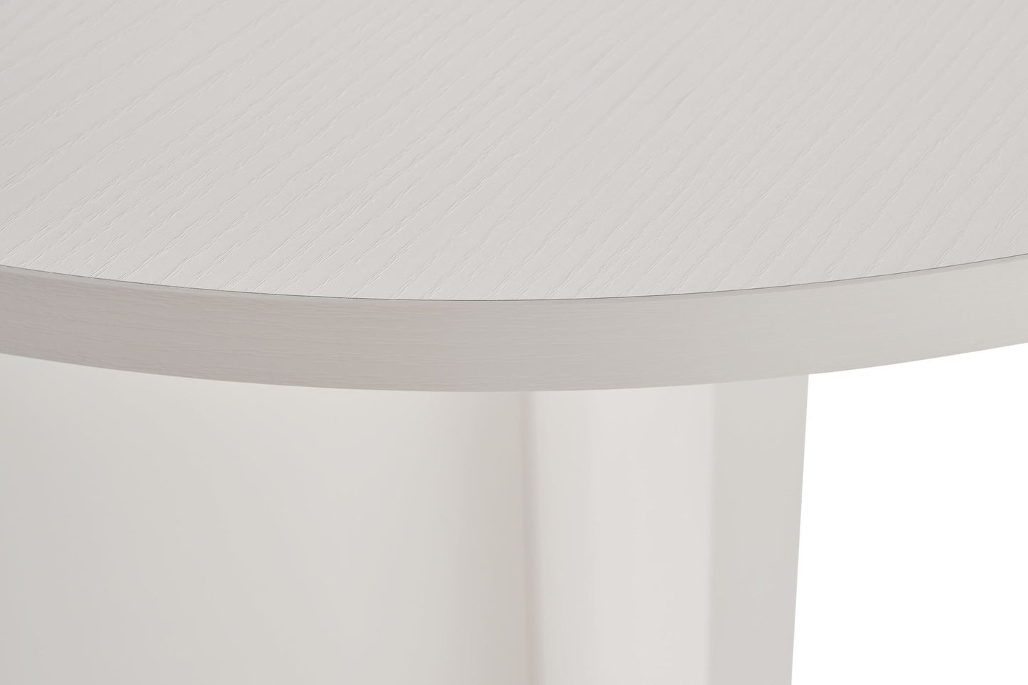 Sablin Ovalt matbord 180 cm - Wood White