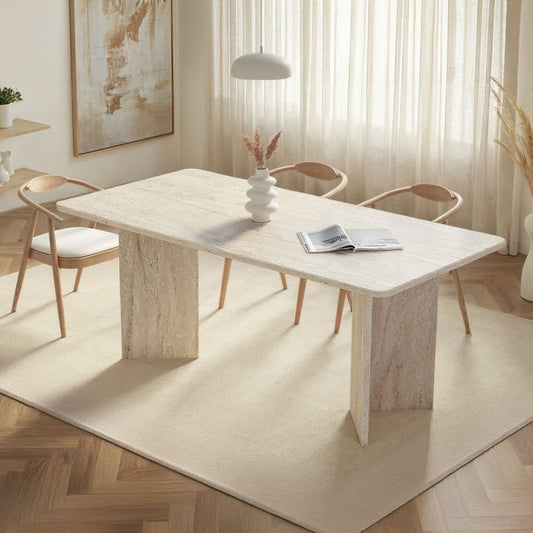 Linza Matbord 180 cm - Travertine