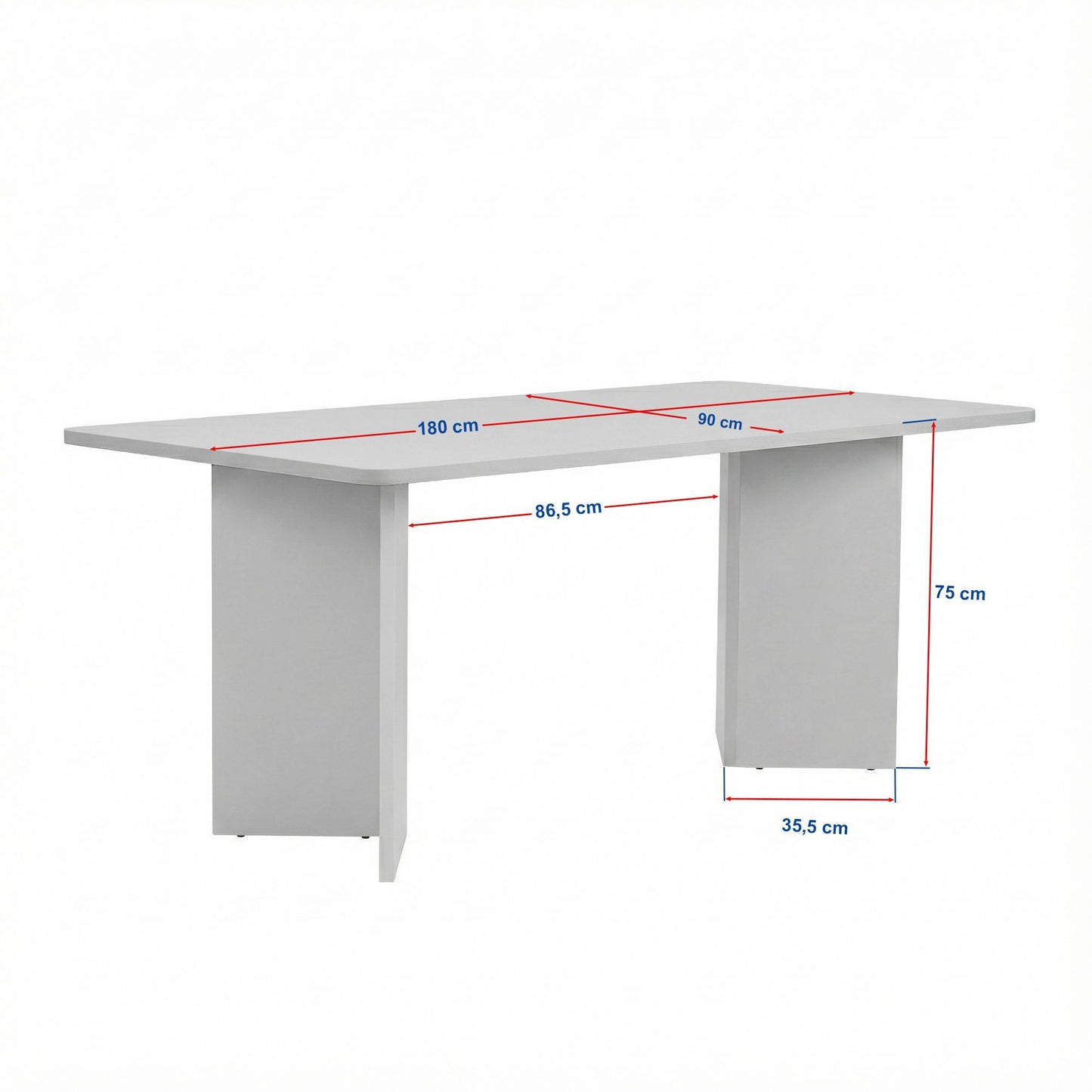 Linza Matbord 180 cm - Wood Black