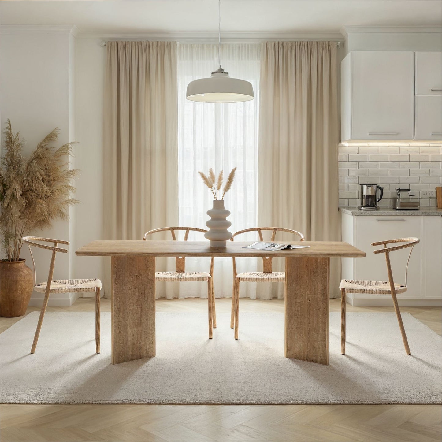 Linza Matbord 180 cm - Honey Oak