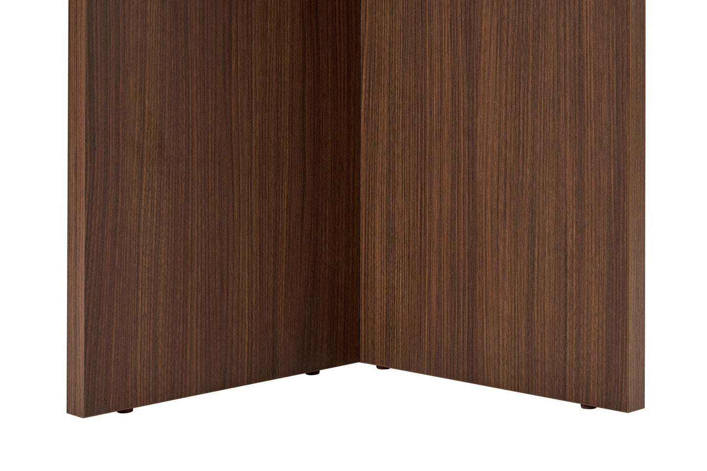 Sablin Ovalt matbord 180 cm - Travertine, Milano Walnut