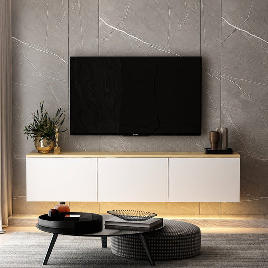 Neon - Vit, Tv-Bänk