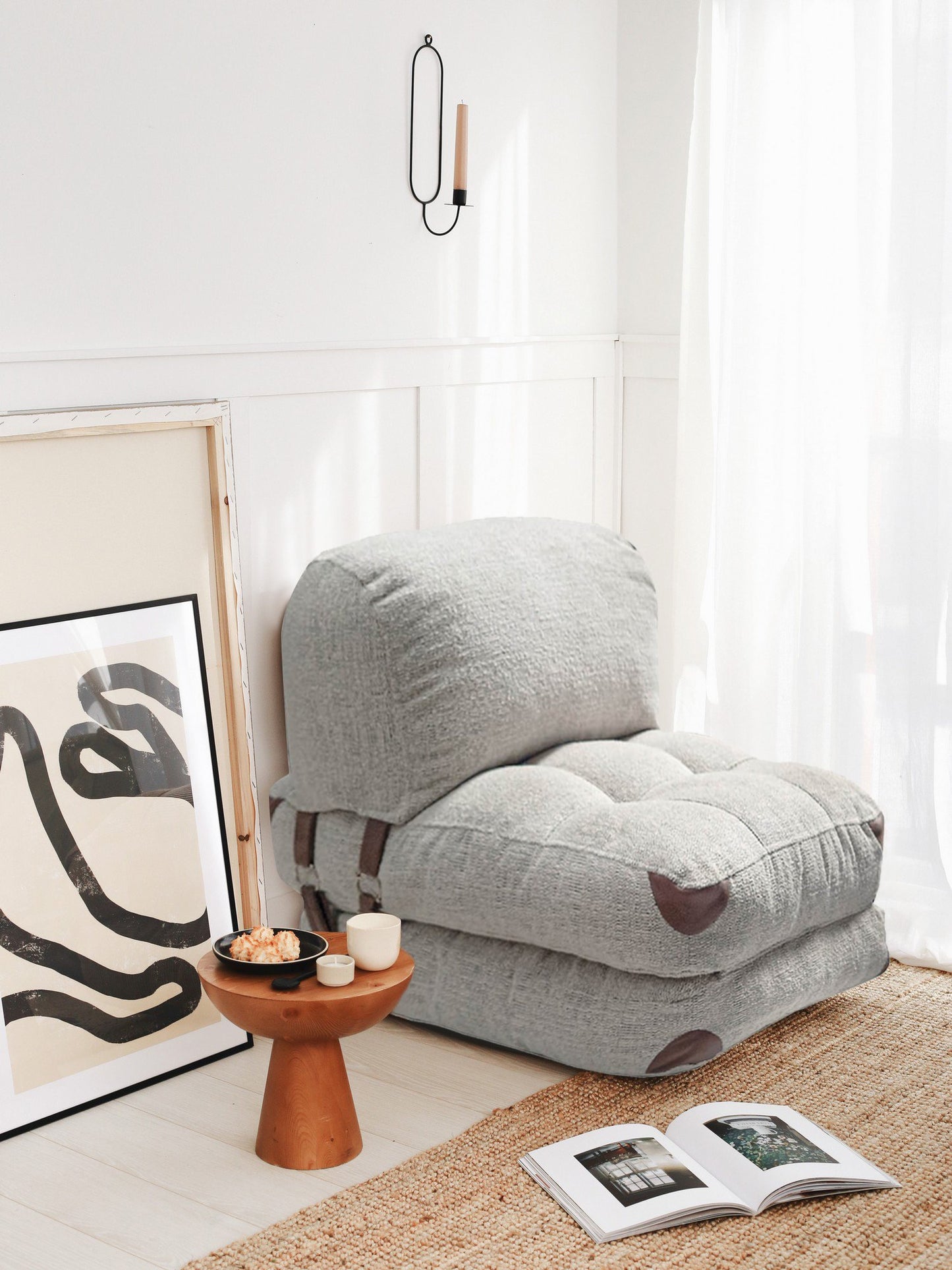 Fold Teddy 1-sits bäddsoffa