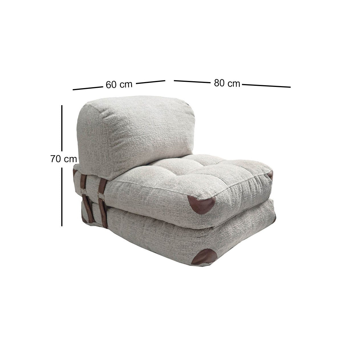 Fold Teddy 1-sits bäddsoffa