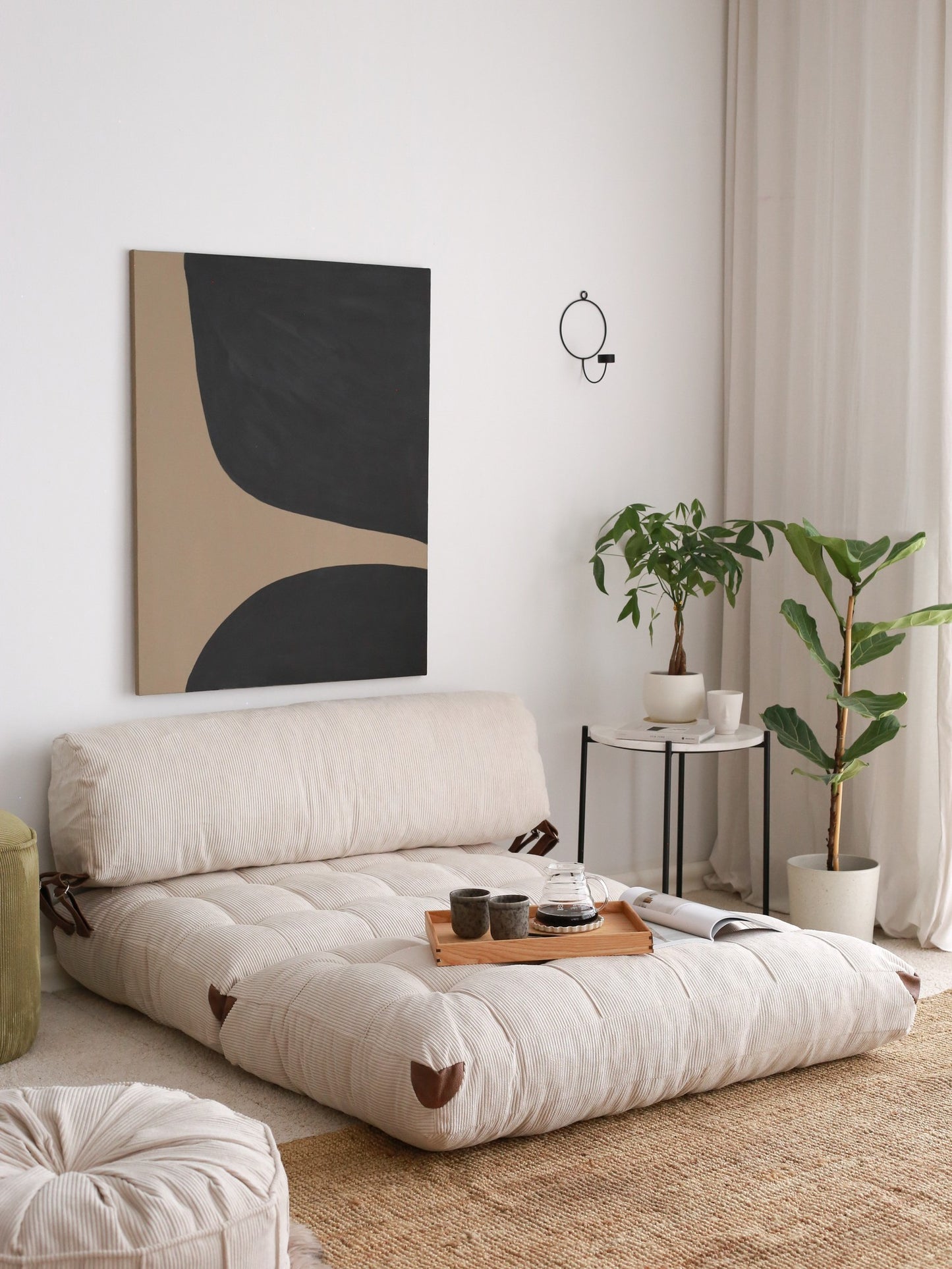 Fold Kadife 2 2-sits bäddsoffa