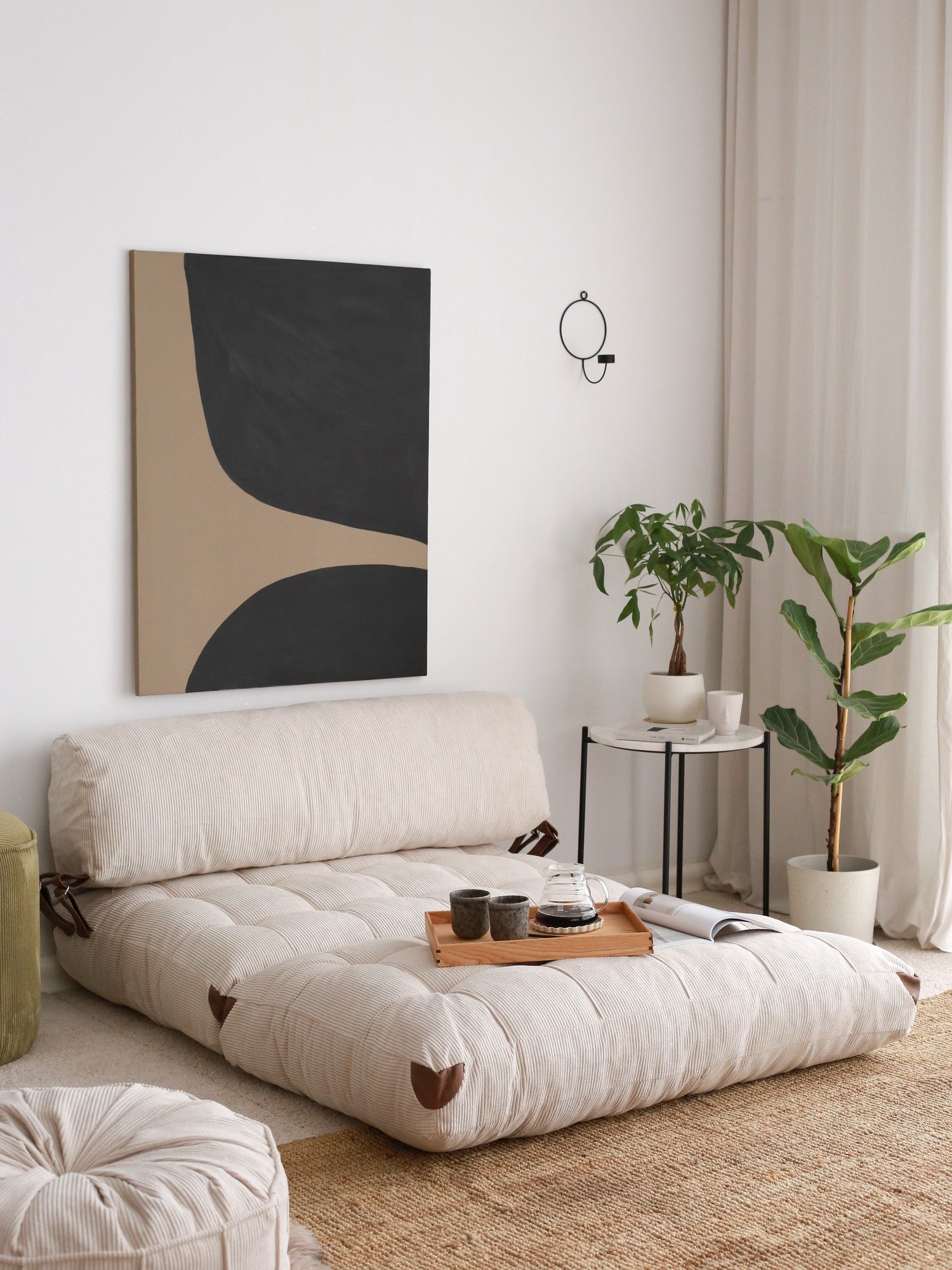 Fold Kadife 2 2-sits bäddsoffa