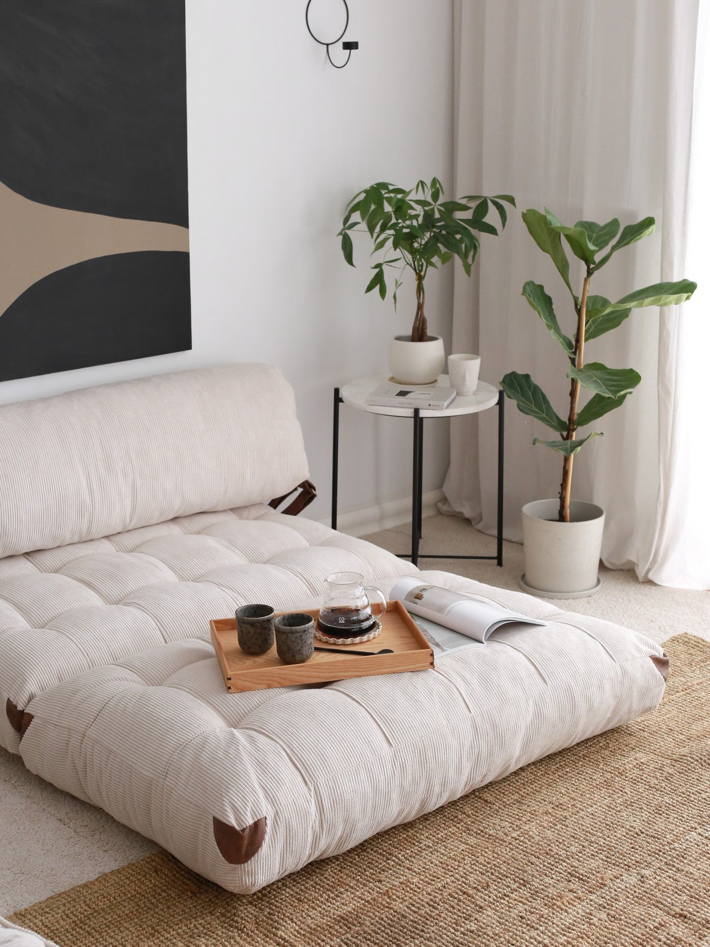Fold Kadife 2 2-sits bäddsoffa